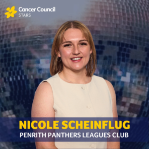 Nicole Scheinflug fundraising for Stars of Penrith supporting Cancer Council NSW