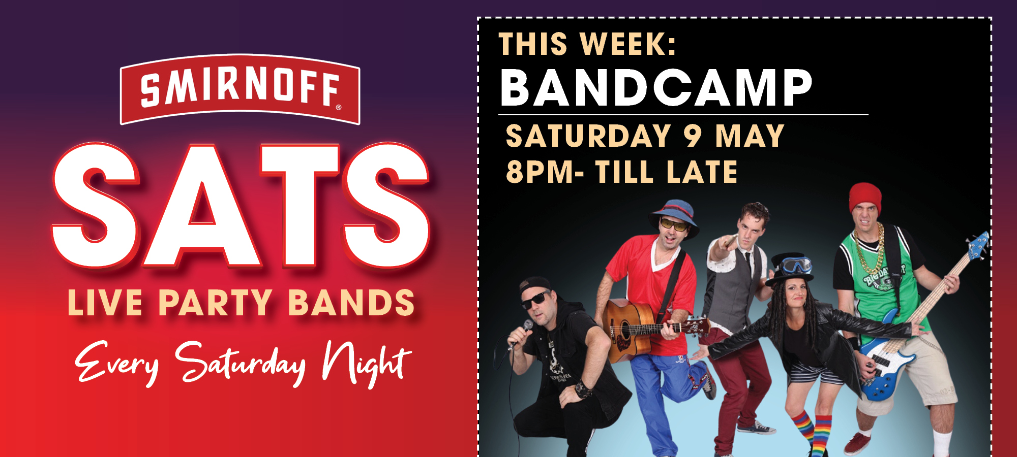Smirnoff Sats: Bandcamp