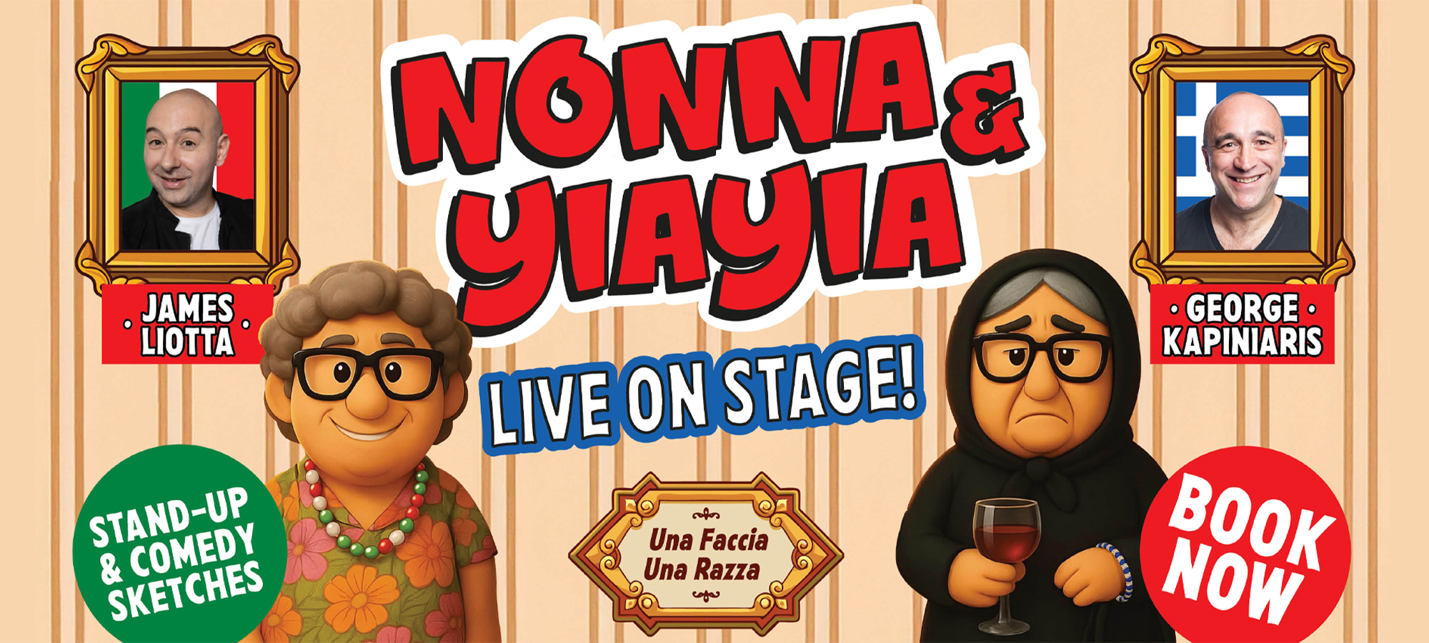 NONNA & YIAYIA COMEDY SHOW