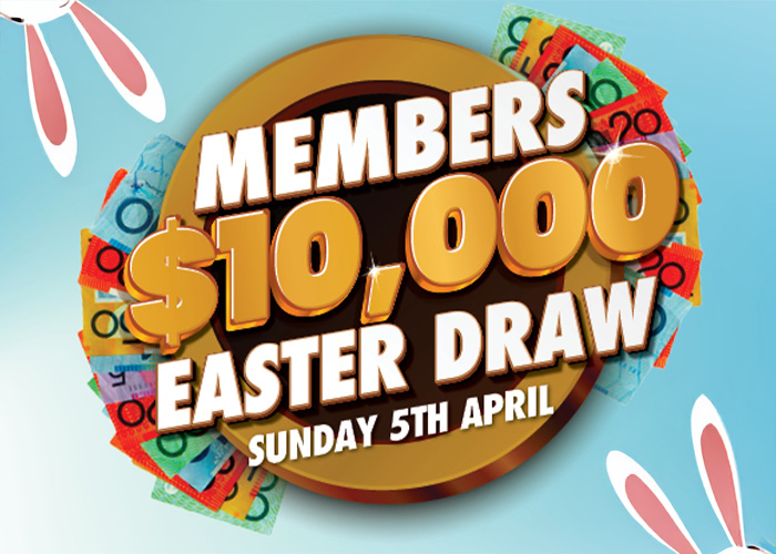 Easter Sunday $10,000 Must Be Won Draw