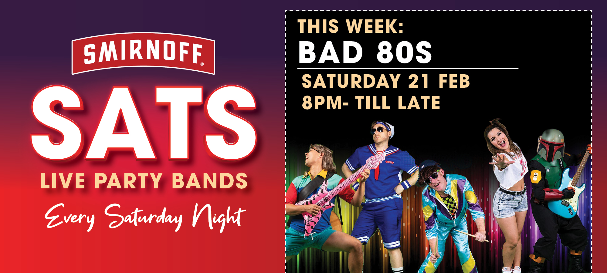 Smirnoff Sats: Bad 80s