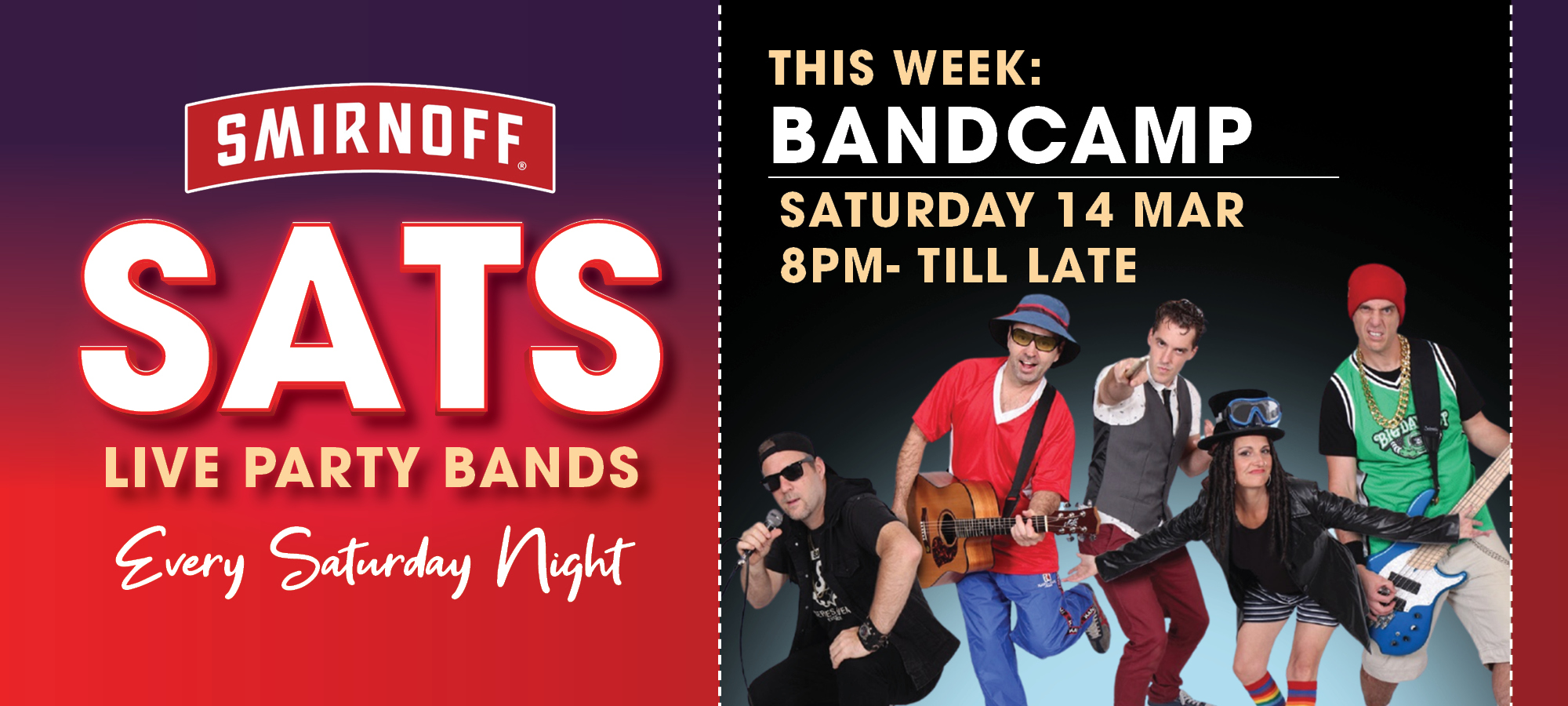 Smirnoff Sats: Bandcamp