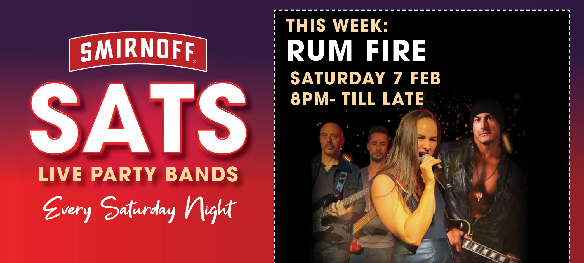 Smirnoff Sats: Rumfire