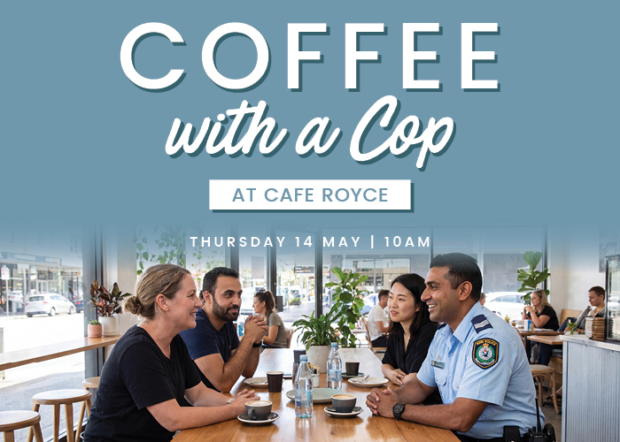 Coffee with a Cop at Cafe Royce