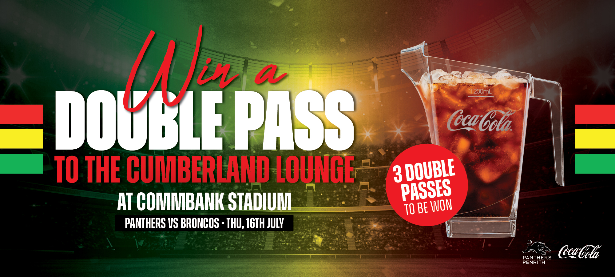 Win A Double Pass to Panthers Vs Broncos