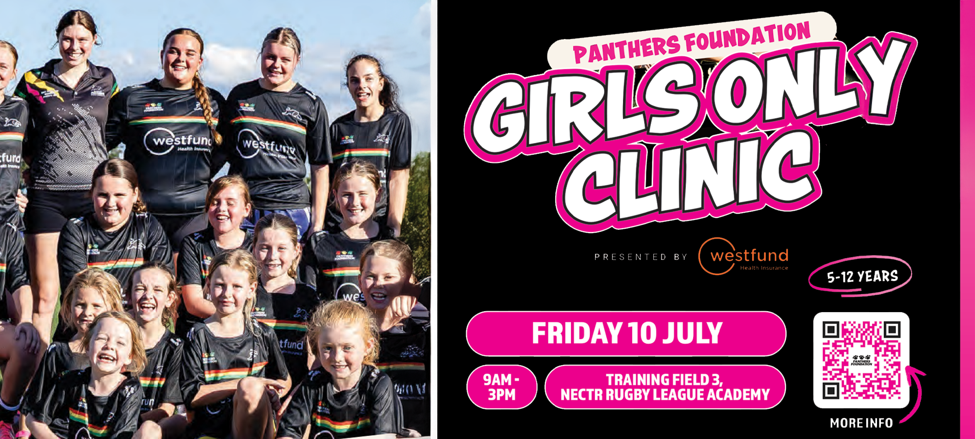 Play Like a Panther Holiday Clinic | Girls Only Clinic