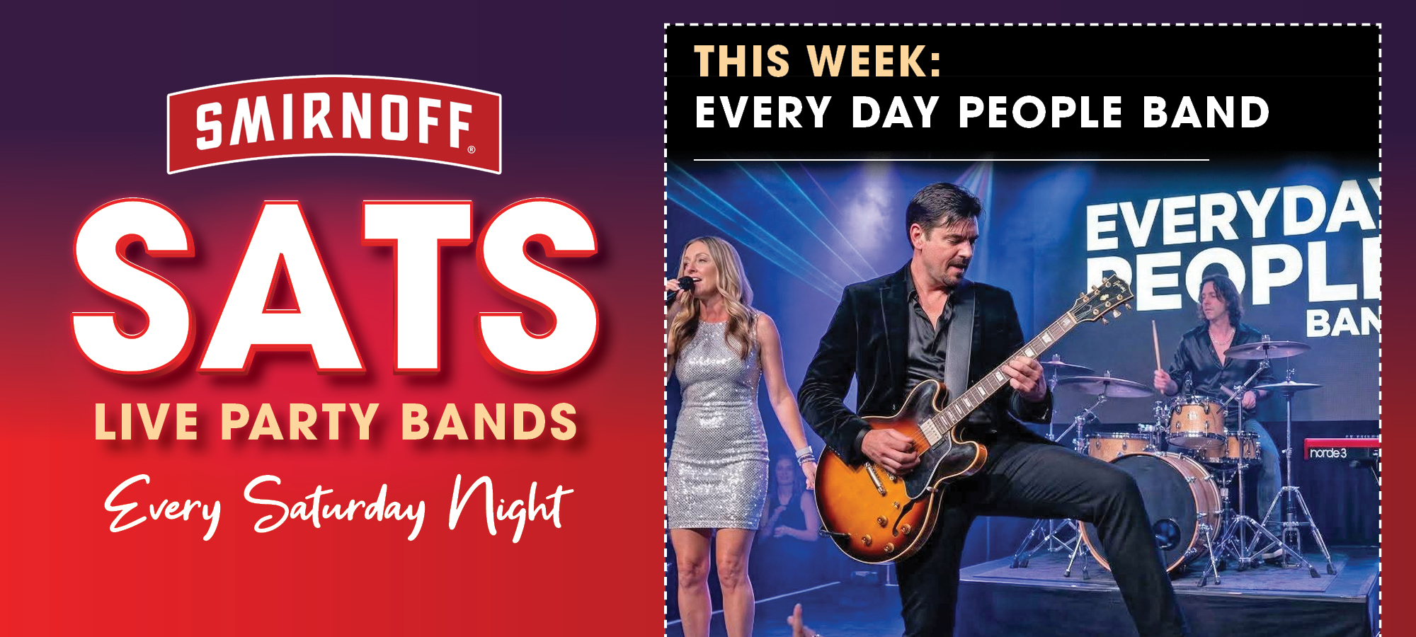 Smirnoff Sats: Every Day people Band
