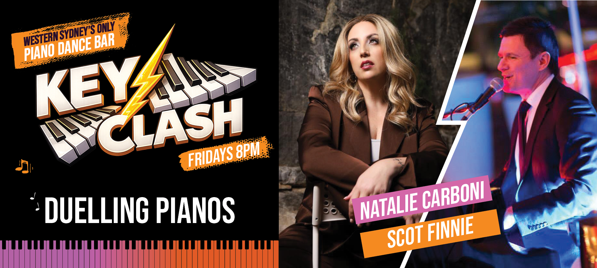 KEY CLASH – Duelling Pianos edition