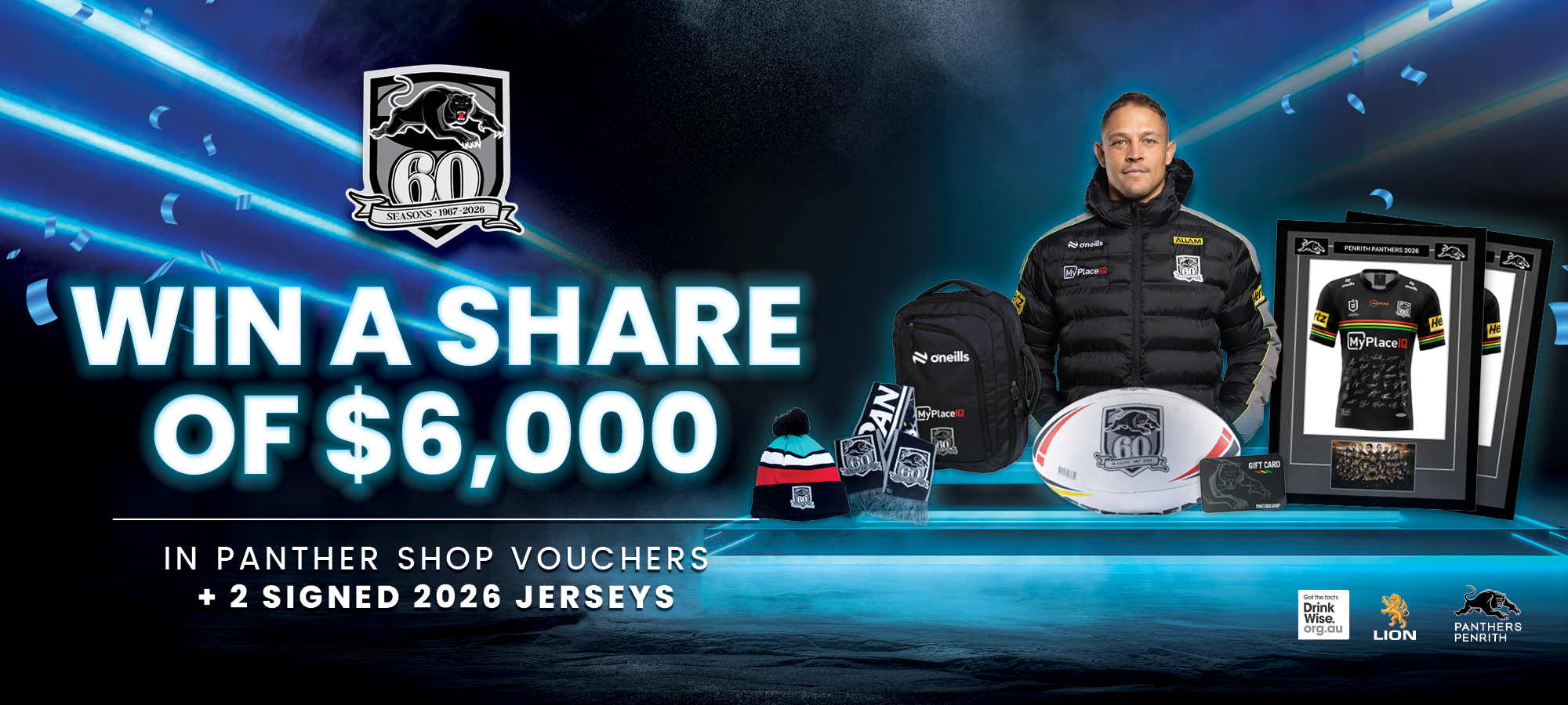 Win a Share of $6,000 in Panther Shop Vouchers