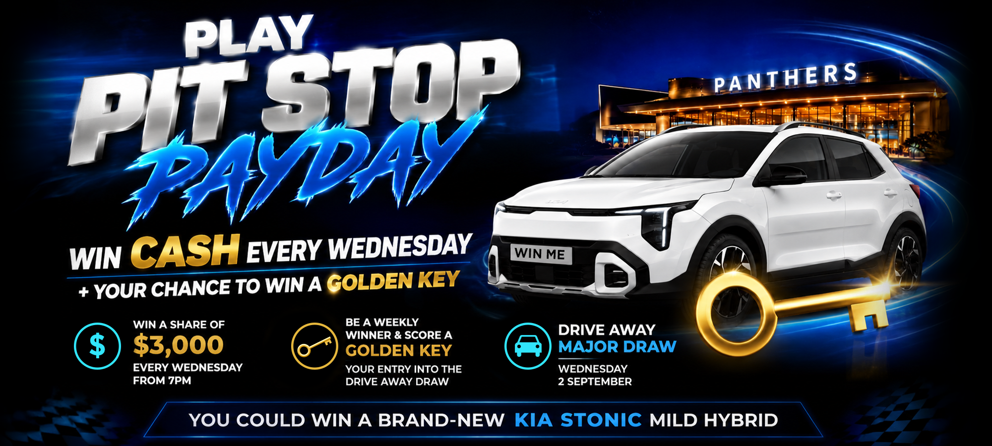 Pit Stop Payday – Find the Golden Keys