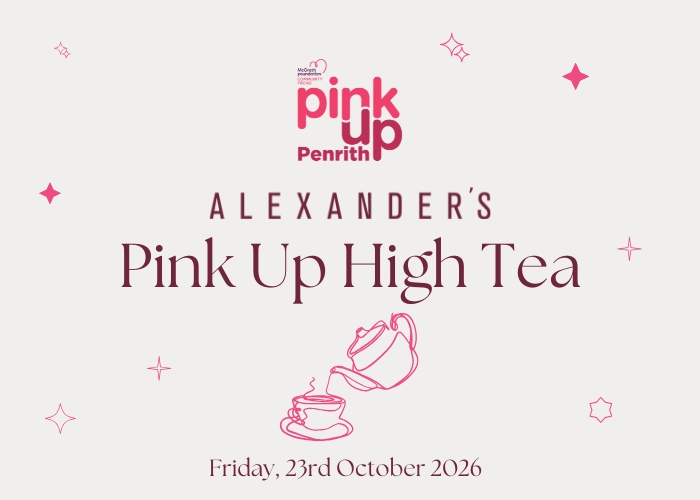 Alexander’s Pink Up High Tea 2026