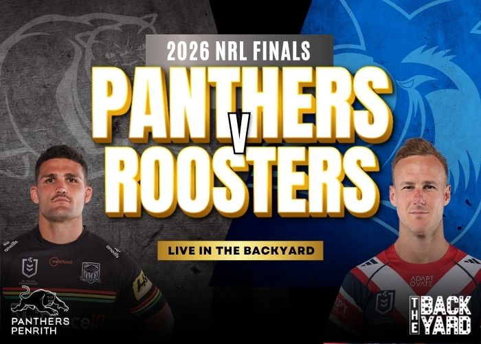Panthers v Roosters in The Backyard