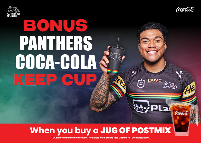 Panthers Coca-Cola Keep Cups