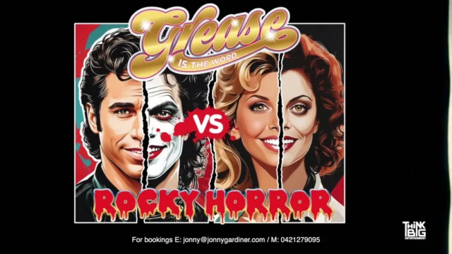 GREASE vs ROCKY HORROR – The Ultimate Musical Mash-Up! 🎶✨

Are you Team Pink Ladies or Team Transylvanians? 🩷👄

Expect electrifying live performances, iconic dance numbers, and all your favourite songs from Summer Nights to The Time Warp! 🕺💃

With a full live band in costume, interactive moments, and audience participation, this is more than just a show – it’s a full-blown musical party! Come dressed as your favourite character and for a chance to win a prize! 🎭🏆

📅 Friday, 15th August 2025 | EVAN Theatre
🎟️ Grab your tickets now
https://bit.ly/PPGVRH25